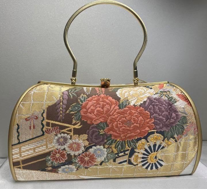 正絹帯草履バックセット　　Fサイズ 草履バッグセット 成人式 振袖 草履 バッグ セット バッグセット 草履